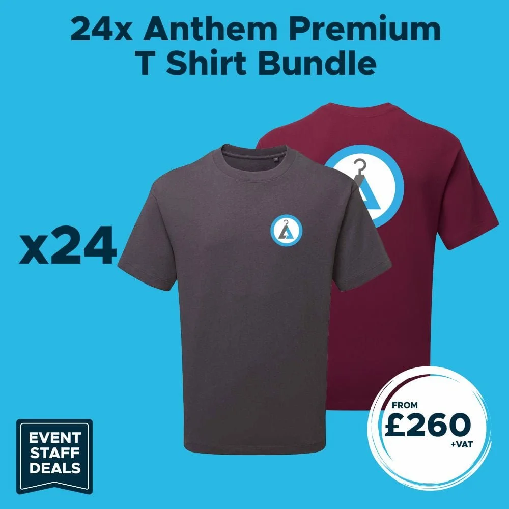 24 x Anthem Premium T Shirt Bundle