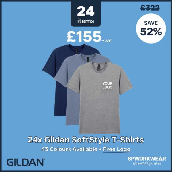 24x Printed T-Shirts Bundle