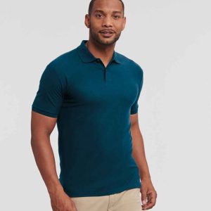 570M Russell Authentic Eco Piqué Polo Shirt