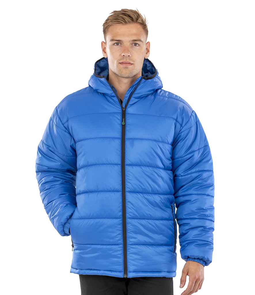 Result Genuine Recycled Hooded Padded Parka Jacket - RS910 | SP Workwear