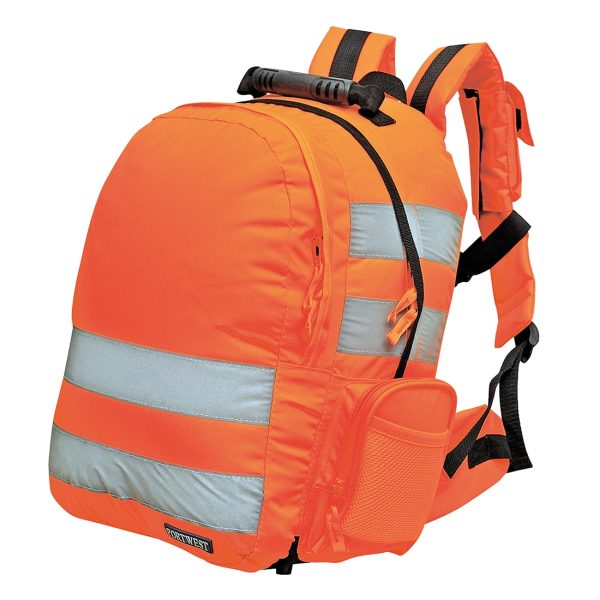 Portwest Quick Release Hi-Vis Rucksack - B904