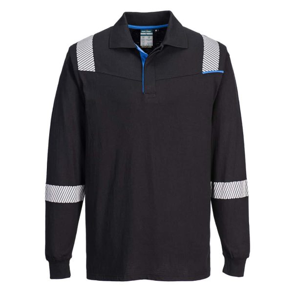 Portwest WX3 Flame Resistant Long Sleeve Polo - FR711
