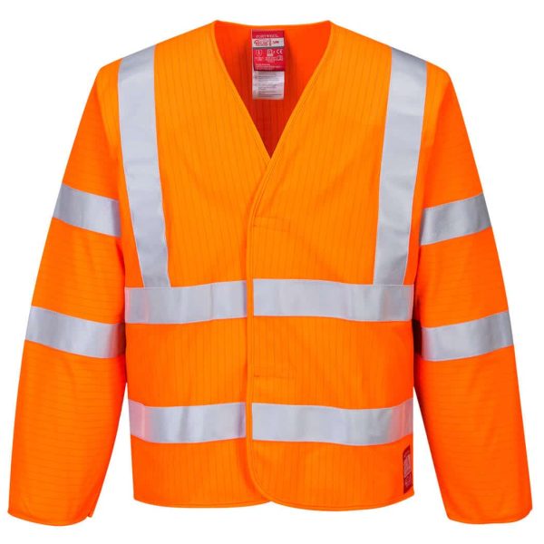 Portwest Hi-Vis Anti Static Jacket - Flame Resistant - FR85