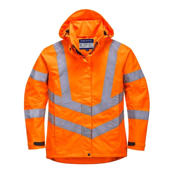 Portwest Hi-Vis Women's Breathable Rain Jacket - LW70
