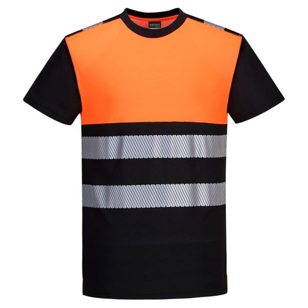 Portwest PW3 Hi-Vis Cotton Comfort Class 1 T-Shirt S/S  - PW311