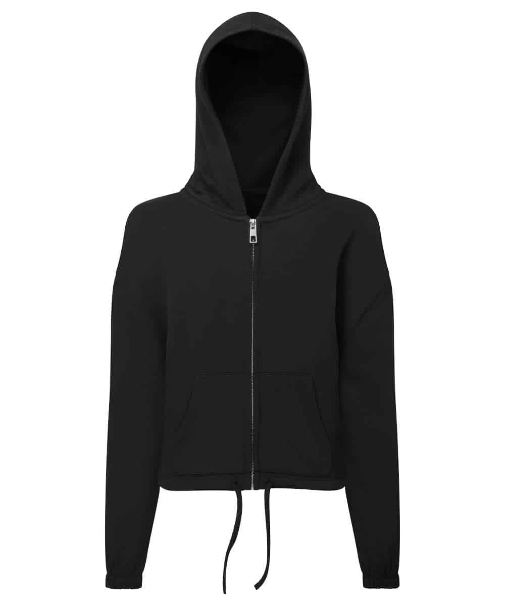 Kids TriDri® recycled cropped oversize full-zip hoodie - TR61B
