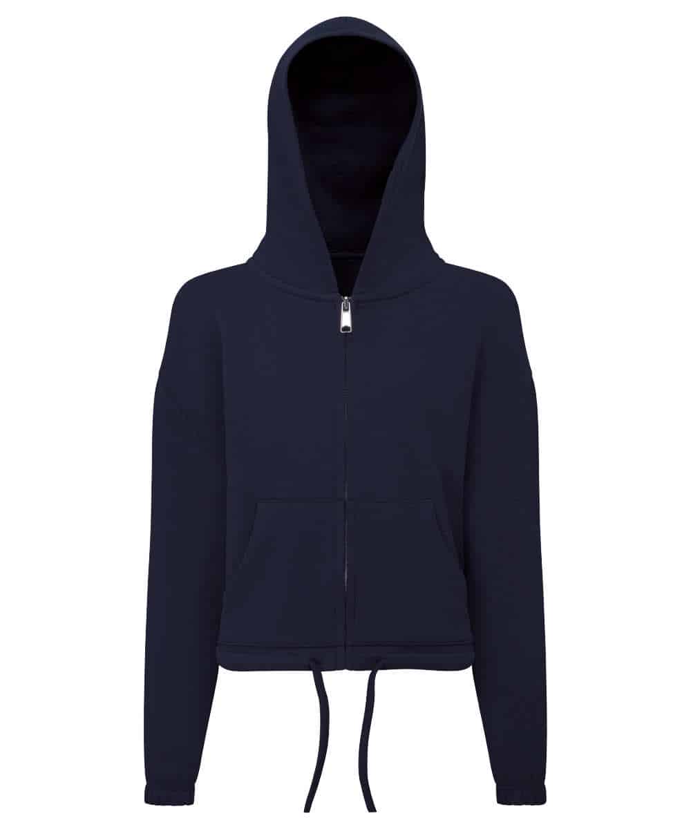 é ribbon piping zip hoodie black 600 GSM 'Jet Black' Full-zip – Velour Garments