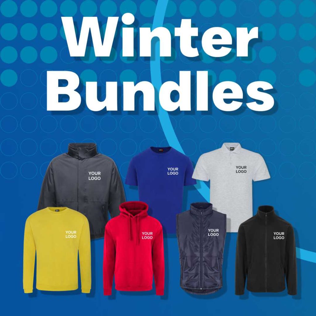 Branded winter workwear bundles with embroidered logo