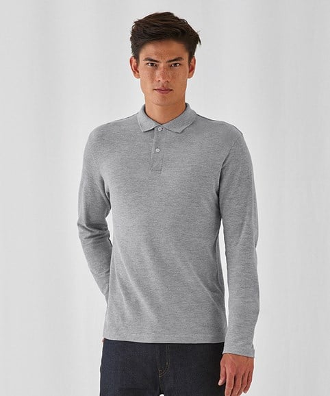 B&C Long Sleeve Polo Shirt - BA290