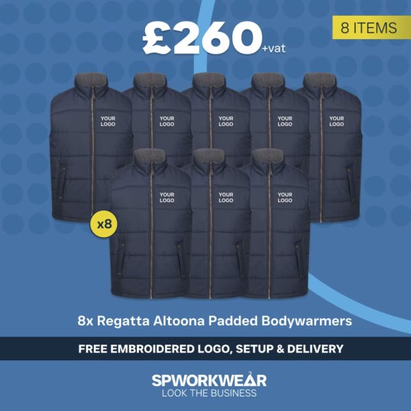 8x Regatta Altoona Padded Bodywarmer Bundle
