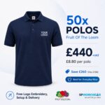50x Fruit Of The Loom Polo Shirt Bundle