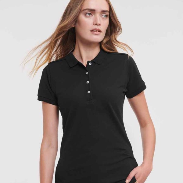 Russell Ladies Stretch Polo Shirt - 566F