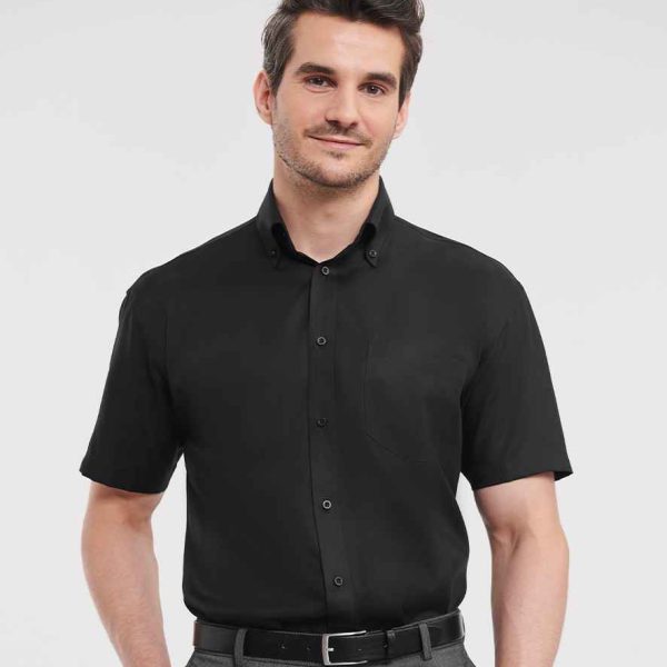 Russell Short Sleeve Non Iron Shirt - 957M