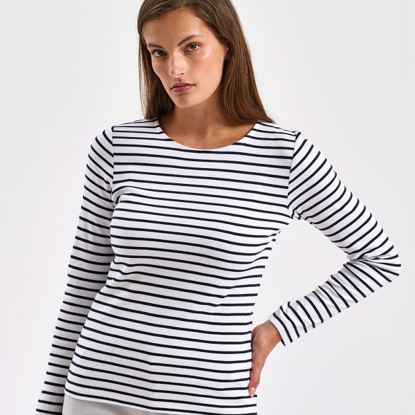 Asquith & Fox Women's Marinière coastal long sleeve tee - AQ071