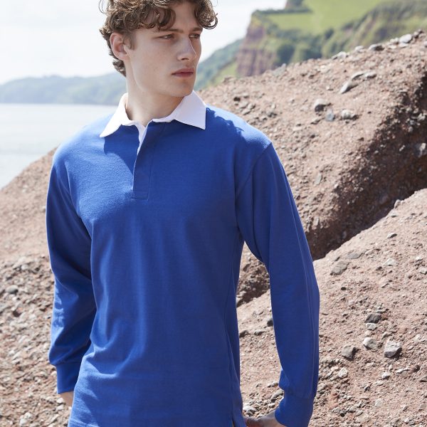 Front Row Long Sleeve Classic Rugby Shirt - FR100
