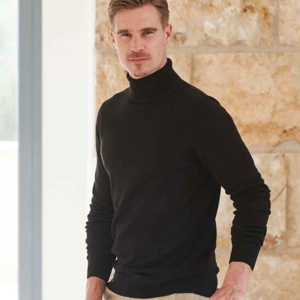 Henbury Roll Neck Sweater - H727