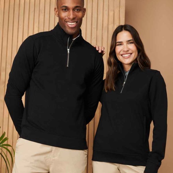 Henbury Unisex Sustainable 1/4 Zip Sweatshirt - H842