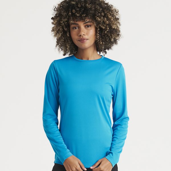 AWDis Girlie Long Sleeve Cool T-Shirt - JC012