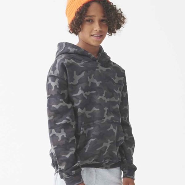 AWDis Kids Camo Hoodie - JH014B