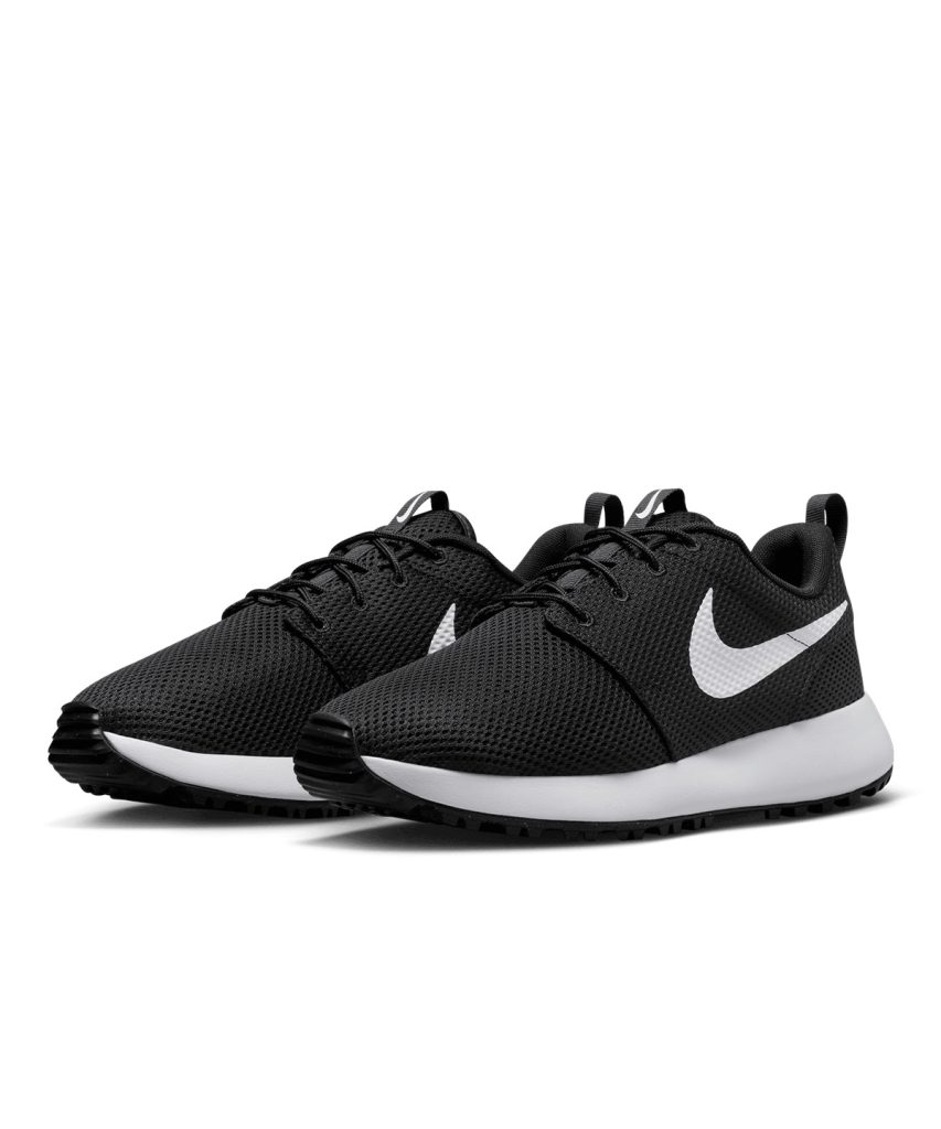 Platinum Mens Roshe Nike Junior Roshe G Golf Shoes Black