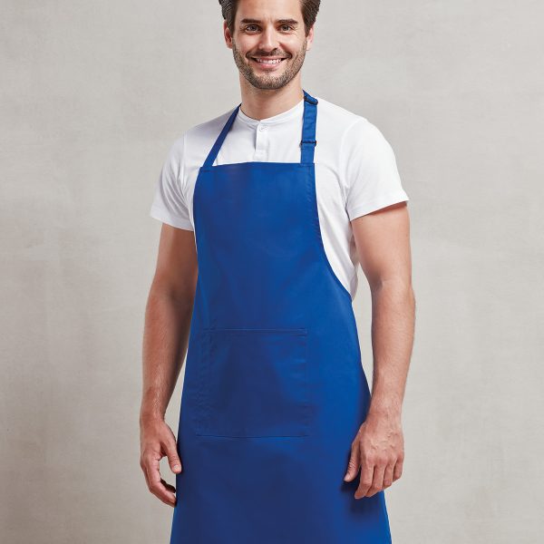 Premier Colours Pocket Bib Apron - PR154