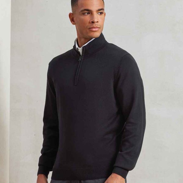 Premier Zip Neck Sweater - PR695