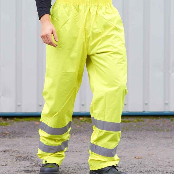 Portwest Hi-Vis Rain Trousers - PW012 (H441)