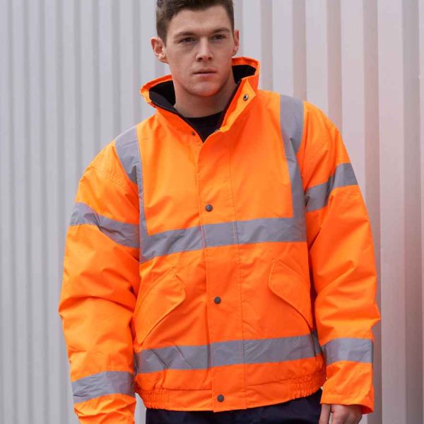 Portwest Hi-Vis Bomber Jacket GO/RT - PW021 (RT32)