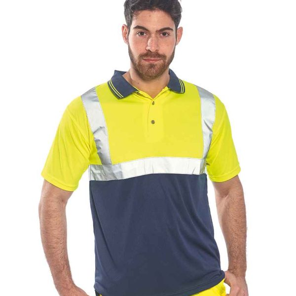 Portwest Hi-Vis Two Tone Polo Shirt - PW062 (S479)