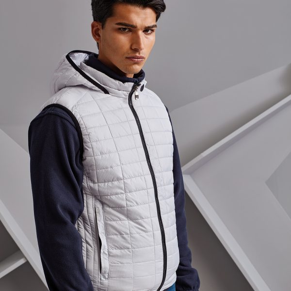 2786 Honeycomb hooded gilet - TS024