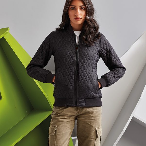 2786 Women's quilted flight jacket - TS26F