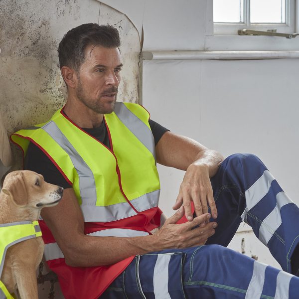 Yoko Hi-Vis Top Cool Open Mesh Executive Waistcoat - YK107