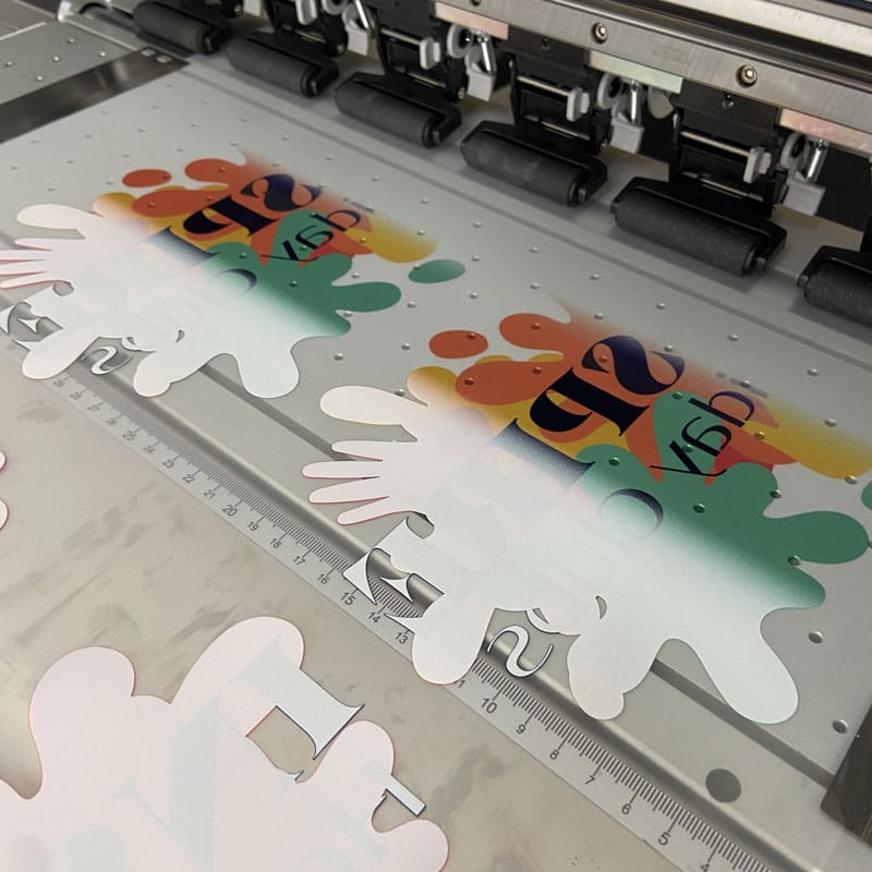 Full-colour DTF transfers ready to press onto garments