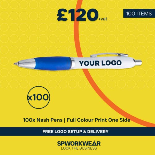 100x Printed Nash Pens Bundle - Summer