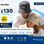 10x Beechfield Bucket Caps Bundle Model Image