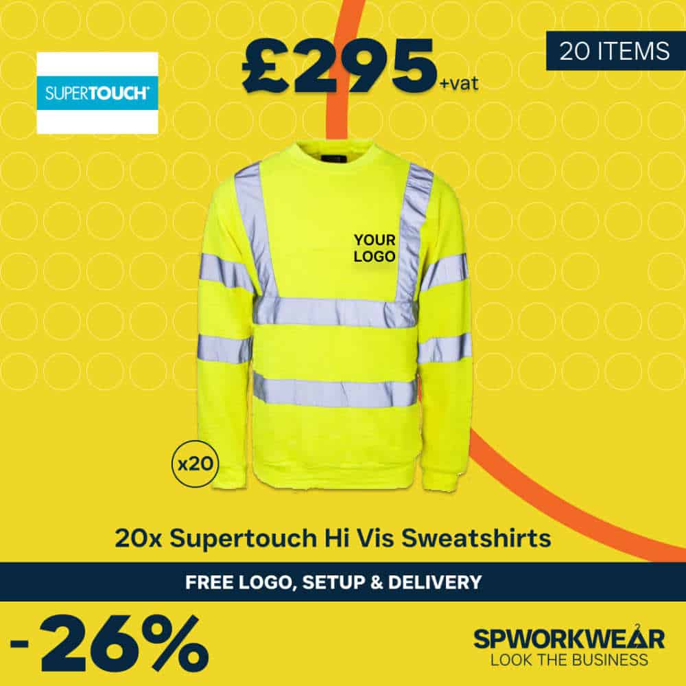 20 x Supertouch Hi Vis Sweatshirt Bundle