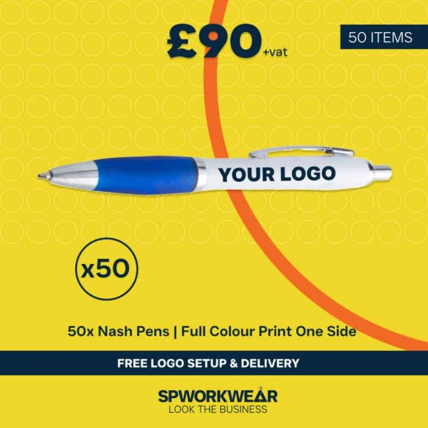 50x Printed Nash Pens Bundle - Summer