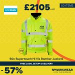 50x Supertouch Hi Vis Bomber Jacket Bundle - Summer