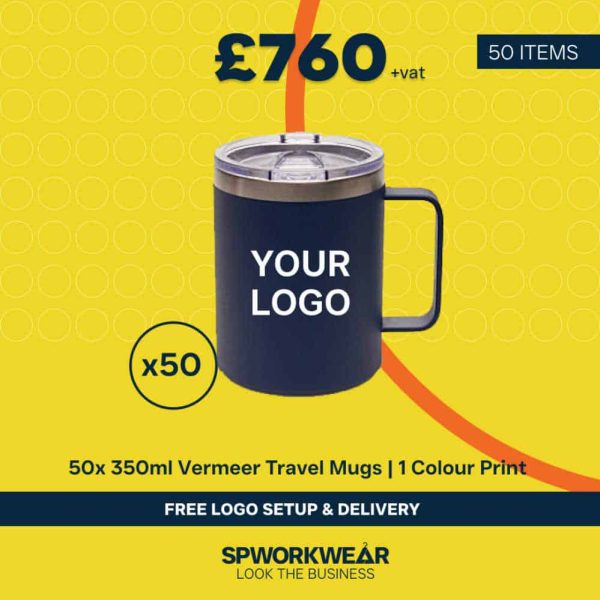 50x Vermeer Travel Mug Bundle - Summer