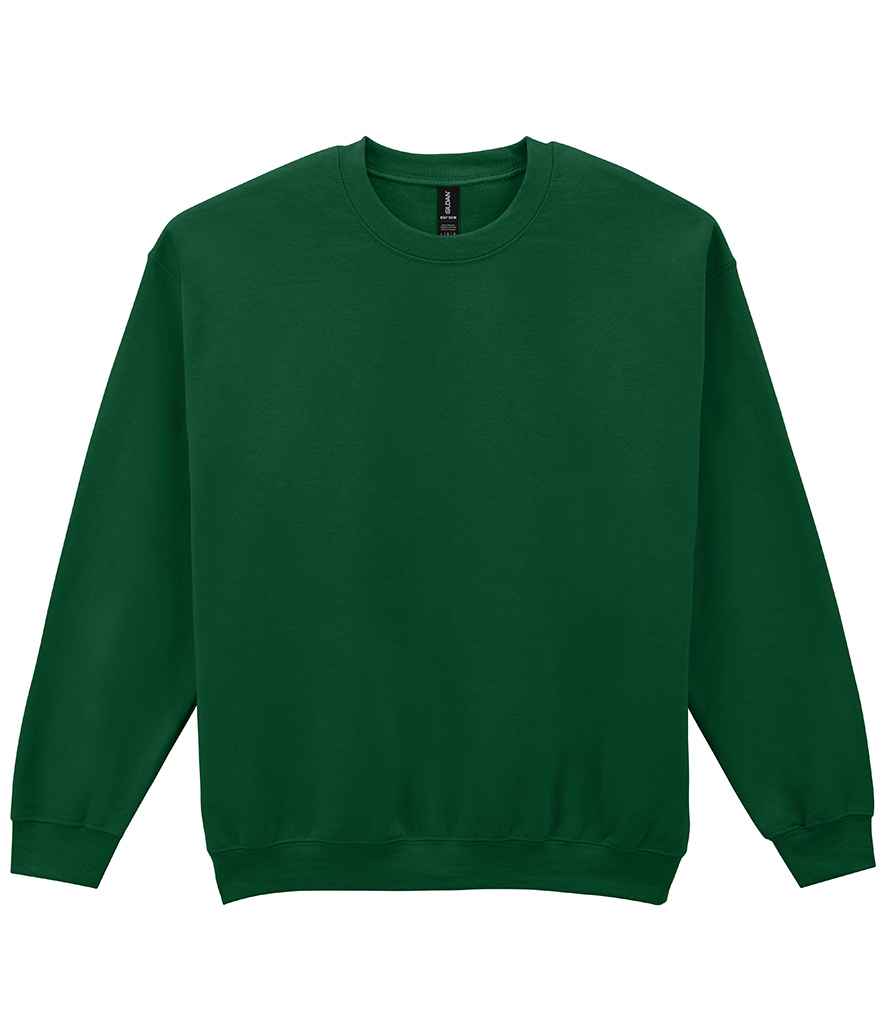グリード  heavy sweat pullover Heavy-Weight Sweat Embroidery Damage Over-Dye Crew Neck Pullover