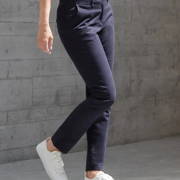Henbury Ladies Stretch Chino Trousers - H651