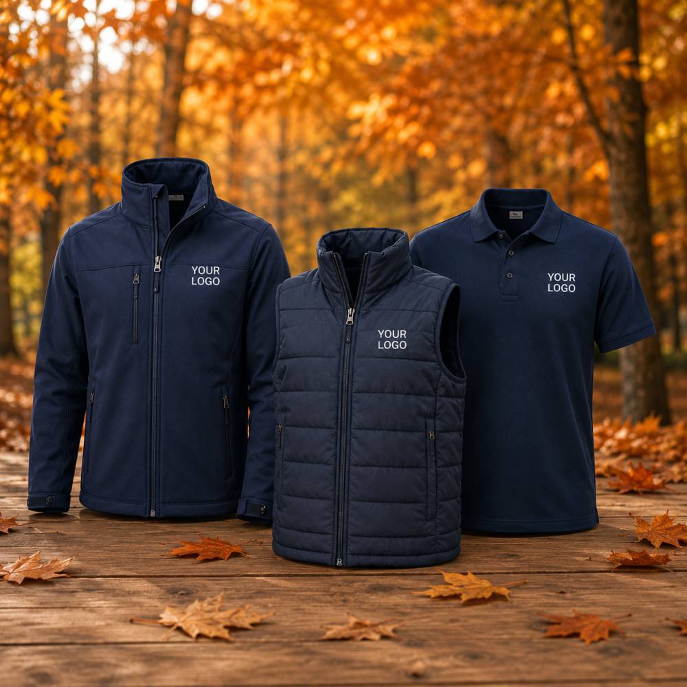 Autumn workwear bundles with branded softshell and bodywarmer