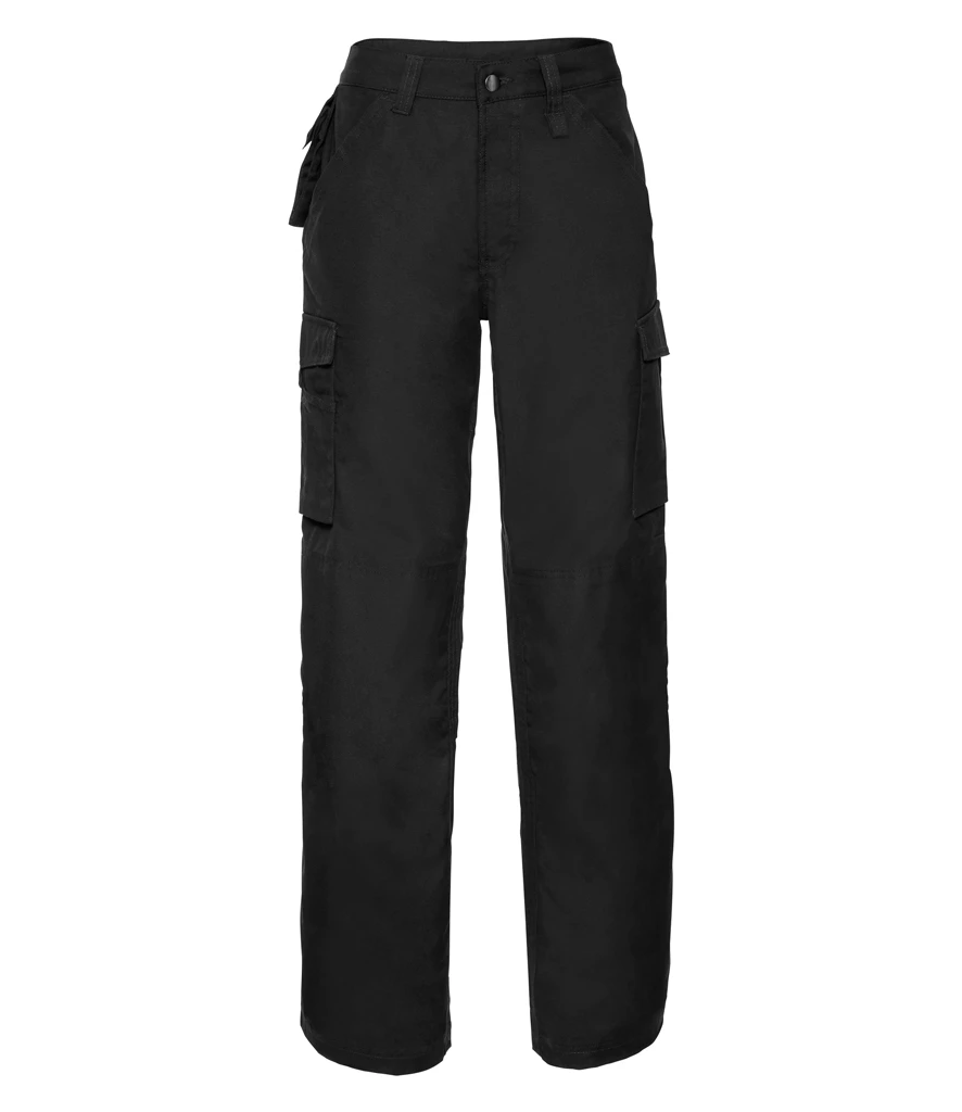 Russell Heavy Duty Work Trousers in Black