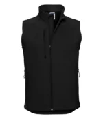 Russell Soft Shell Gilet in Black