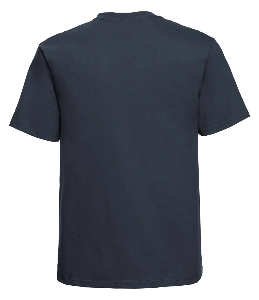 Russell Authentic Heavyweight T-Shirt in French Navy, back
