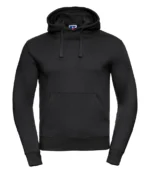 Russell Authentic Hooded Sweatshirt in Black