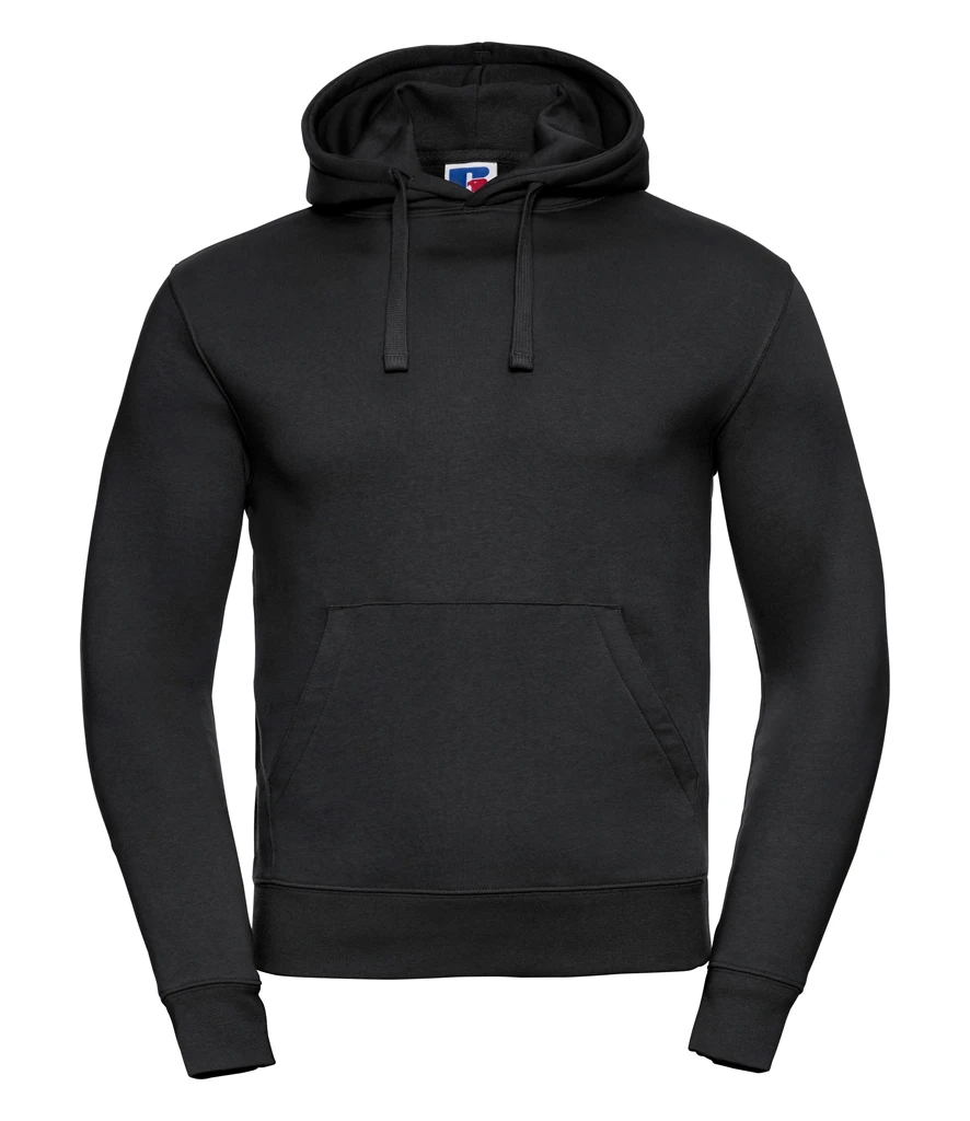 Russell Authentic Hooded Sweatshirt in Black