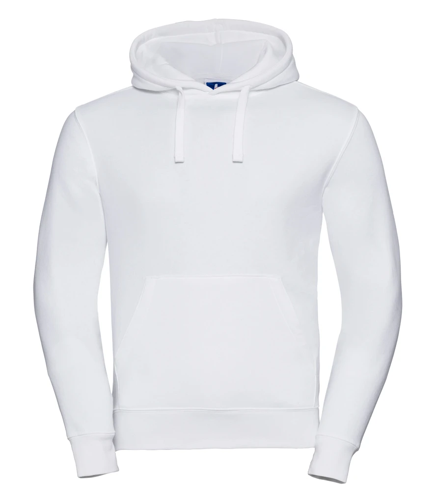 Russell Authentic Hooded Sweatshirt in White