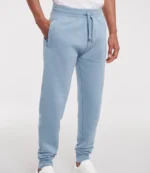 Russell Authentic Jog Pants in Mineral Blue, worn
