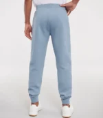 Russell Authentic Jog Pants in Mineral Blue, worn